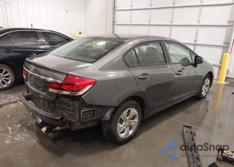 2013 Honda Civic Lx из США, поврежденный, VIN 2HGFB2F50DH572630